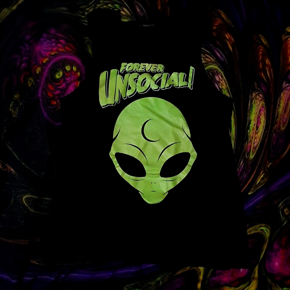 L - Alien Forever Unsocial Tank Top